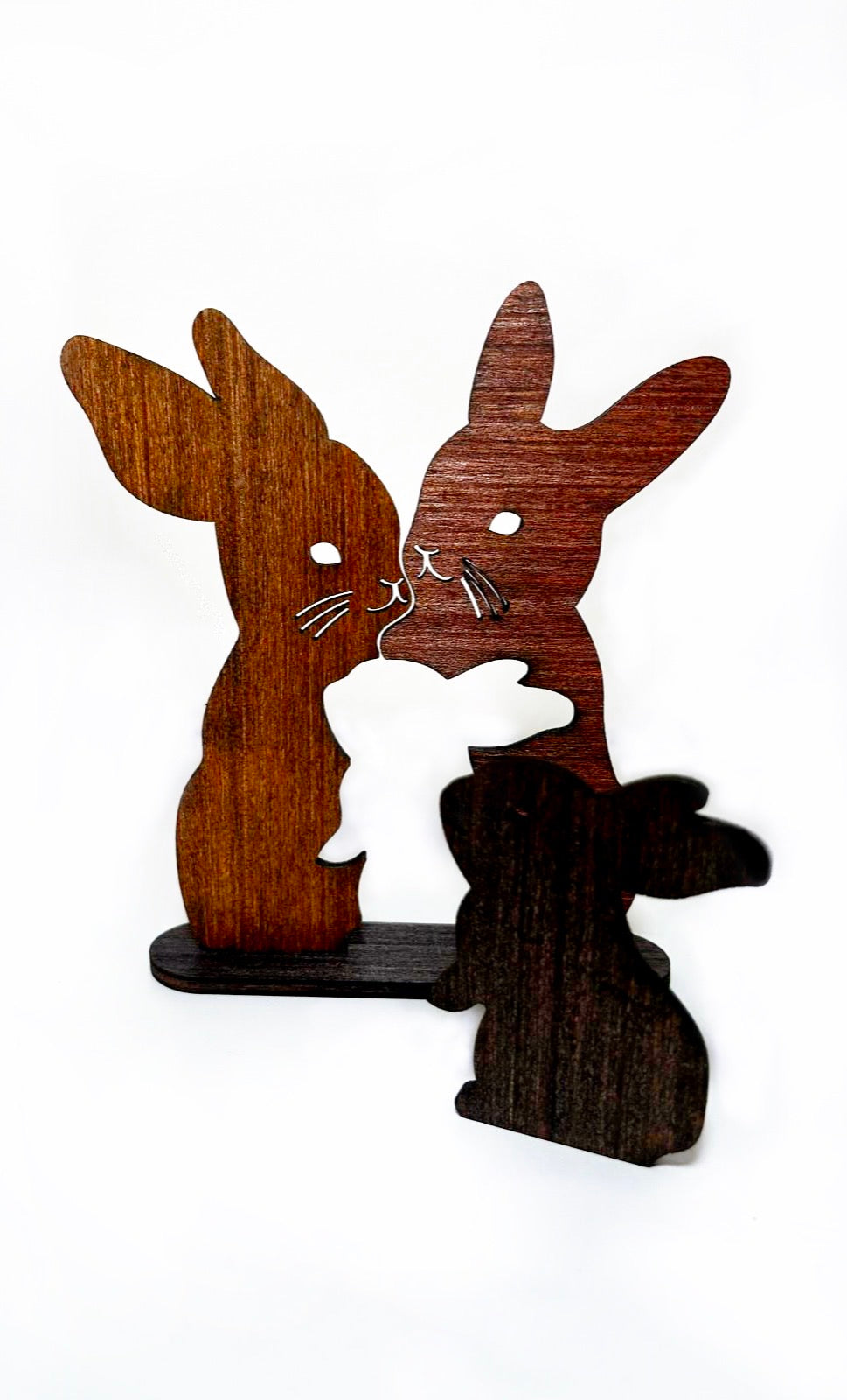 Lapins décoratif en bois