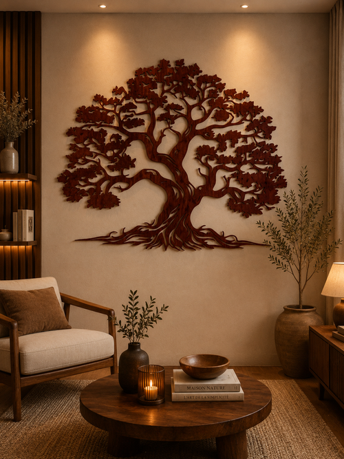 Arbre de Vie mural en bois - Design Nature
