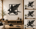 Dragon Fantastique – Art Mural en Bois