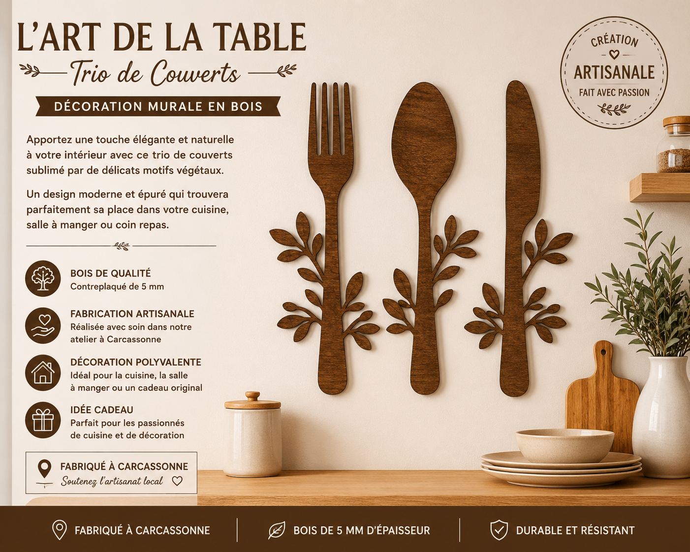 L’Art de la Table – Trio de Couverts