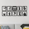 Tableau murale One Piece - Collection des personnages emblématique