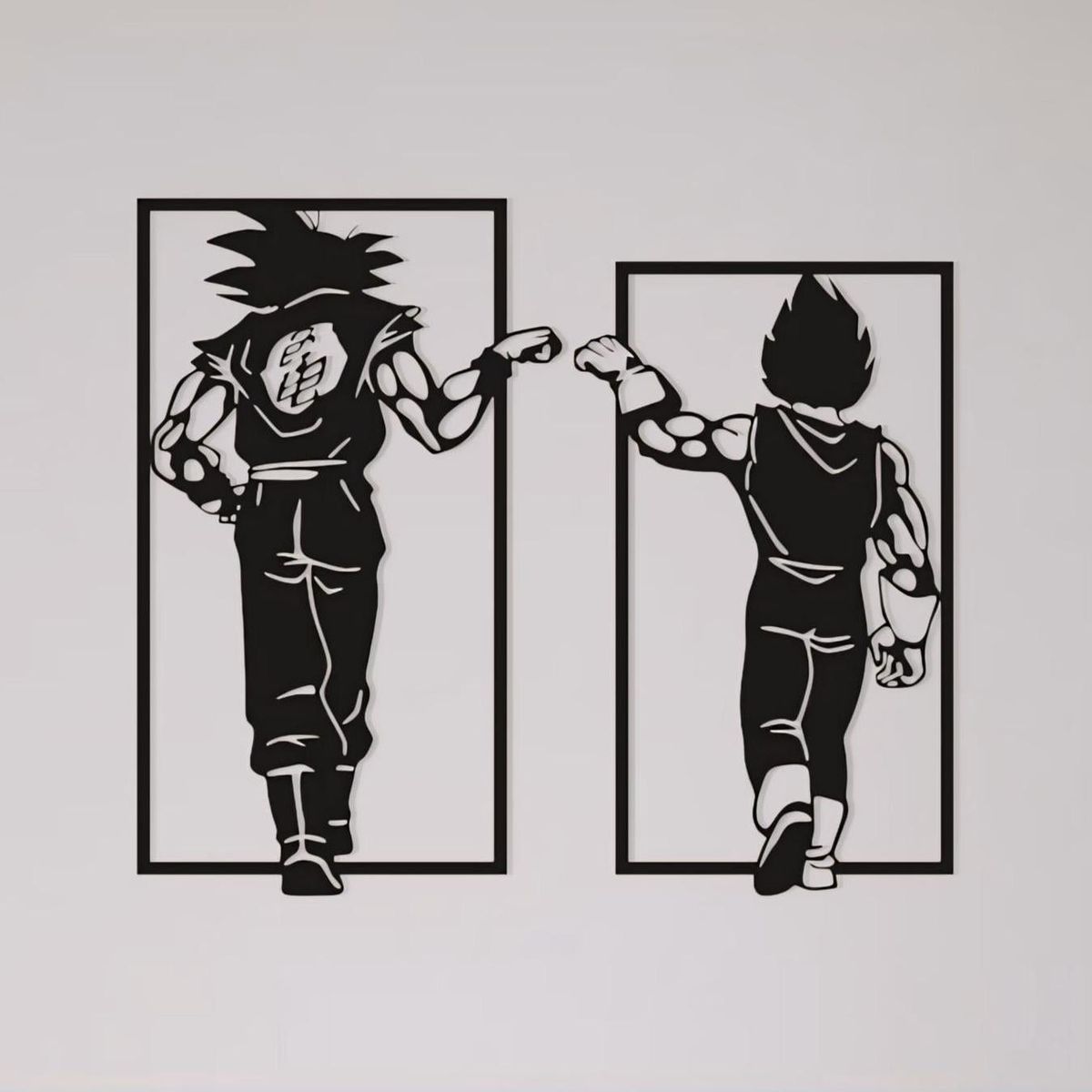 Tableau mural Goku & Vegeta