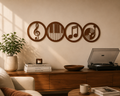 Décoration Murale Musique en Bois – Collection Harmonie