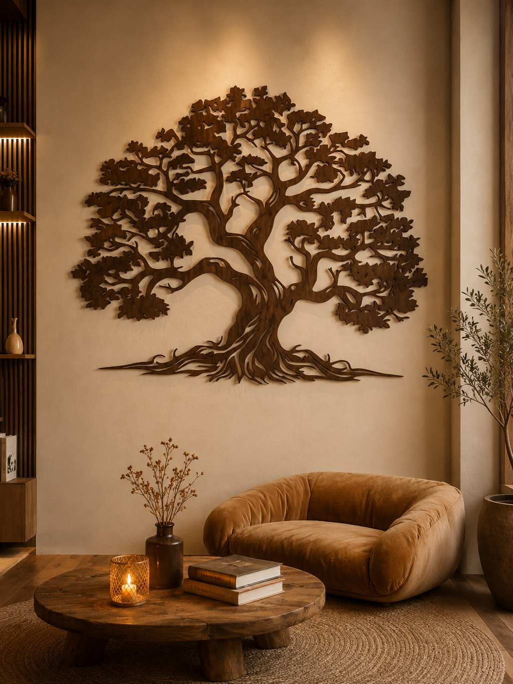 Arbre de Vie mural en bois - Design Nature