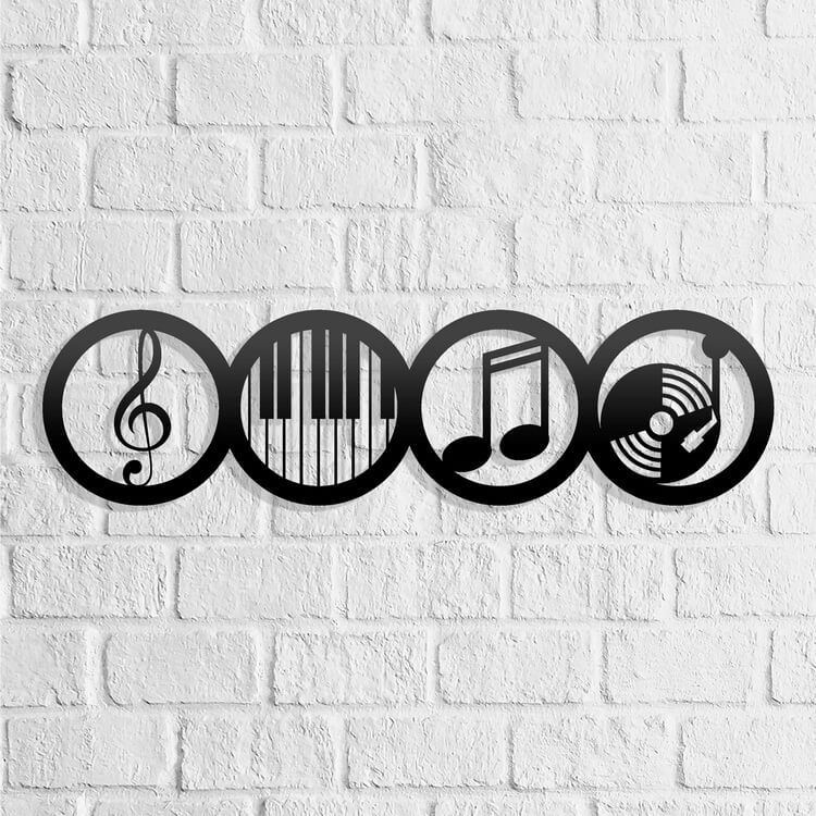 Décoration Murale Musique en Bois – Collection Harmonie