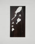 Décoration murale artisanale – Portrait moderne en bois