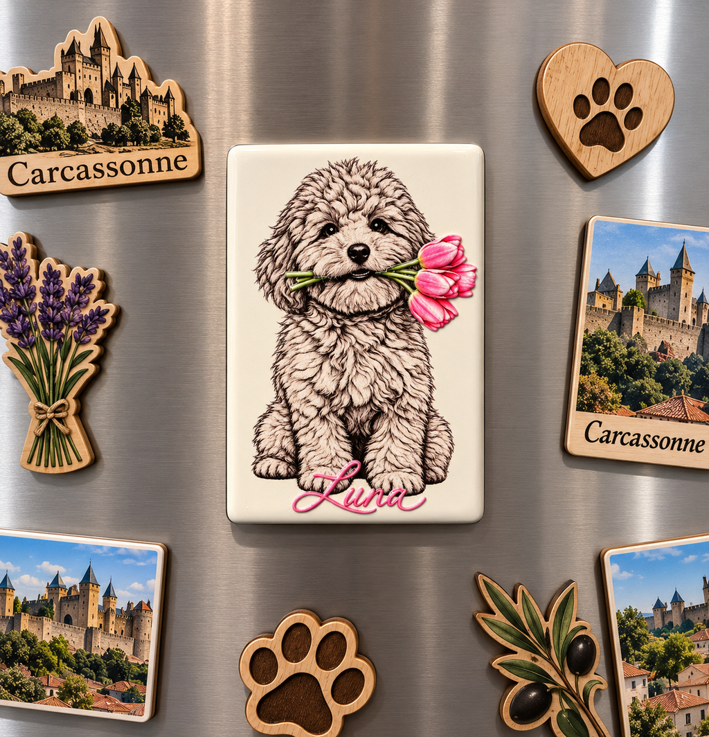 Magnet personnalisé en céramique