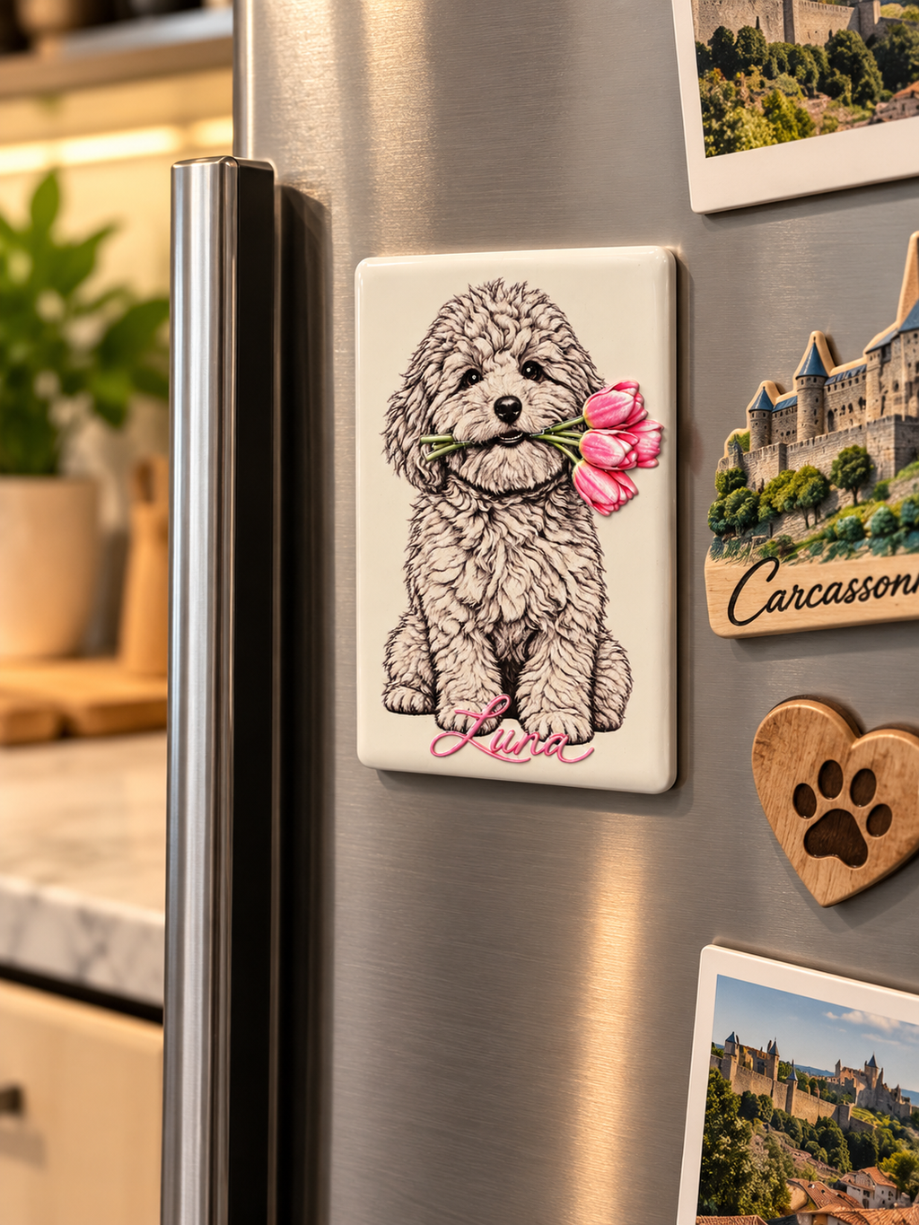 Magnet personnalisé en céramique