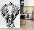 Décoration murale éléphant en bois - l'arbre des éléphants