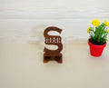 Support téléphone en bois - Cadeau personnalisable