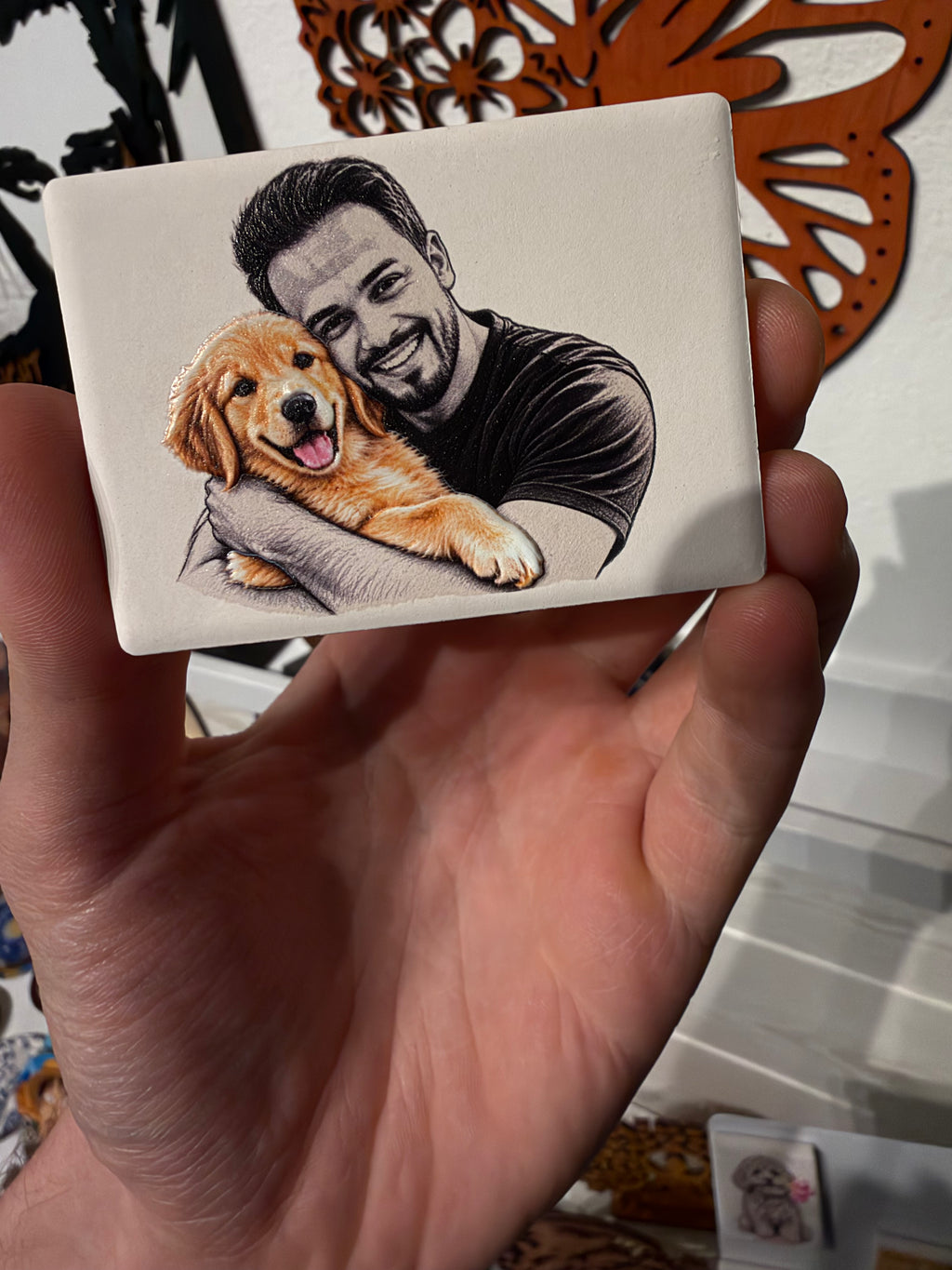 Magnet personnalisé en céramique